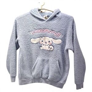 Cinnamoroll‎ Sanrio Teddy Hoodie Sweatshirt Blue Large